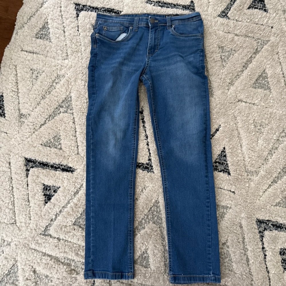 Buffalo David Bitton Jeans‎ Womens XL Evan Slim Straight Stretch Blue Denim